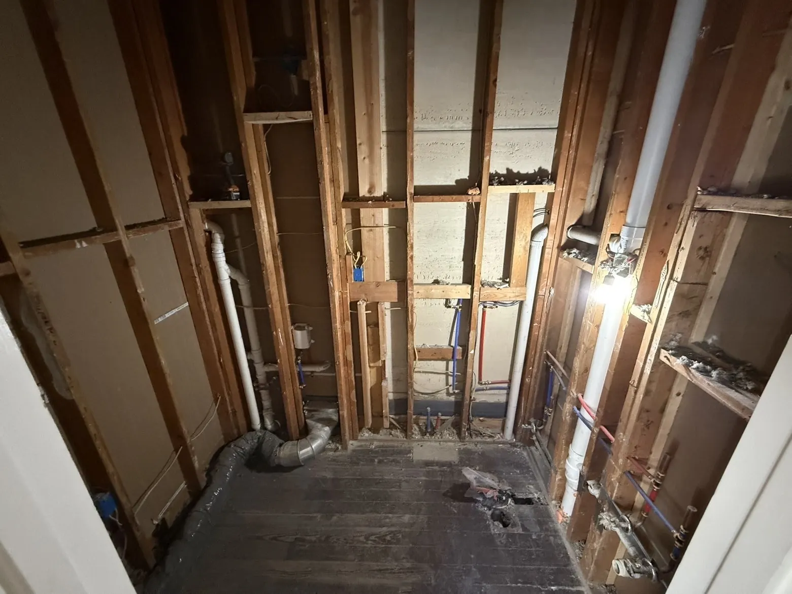 After: Bathroom demo