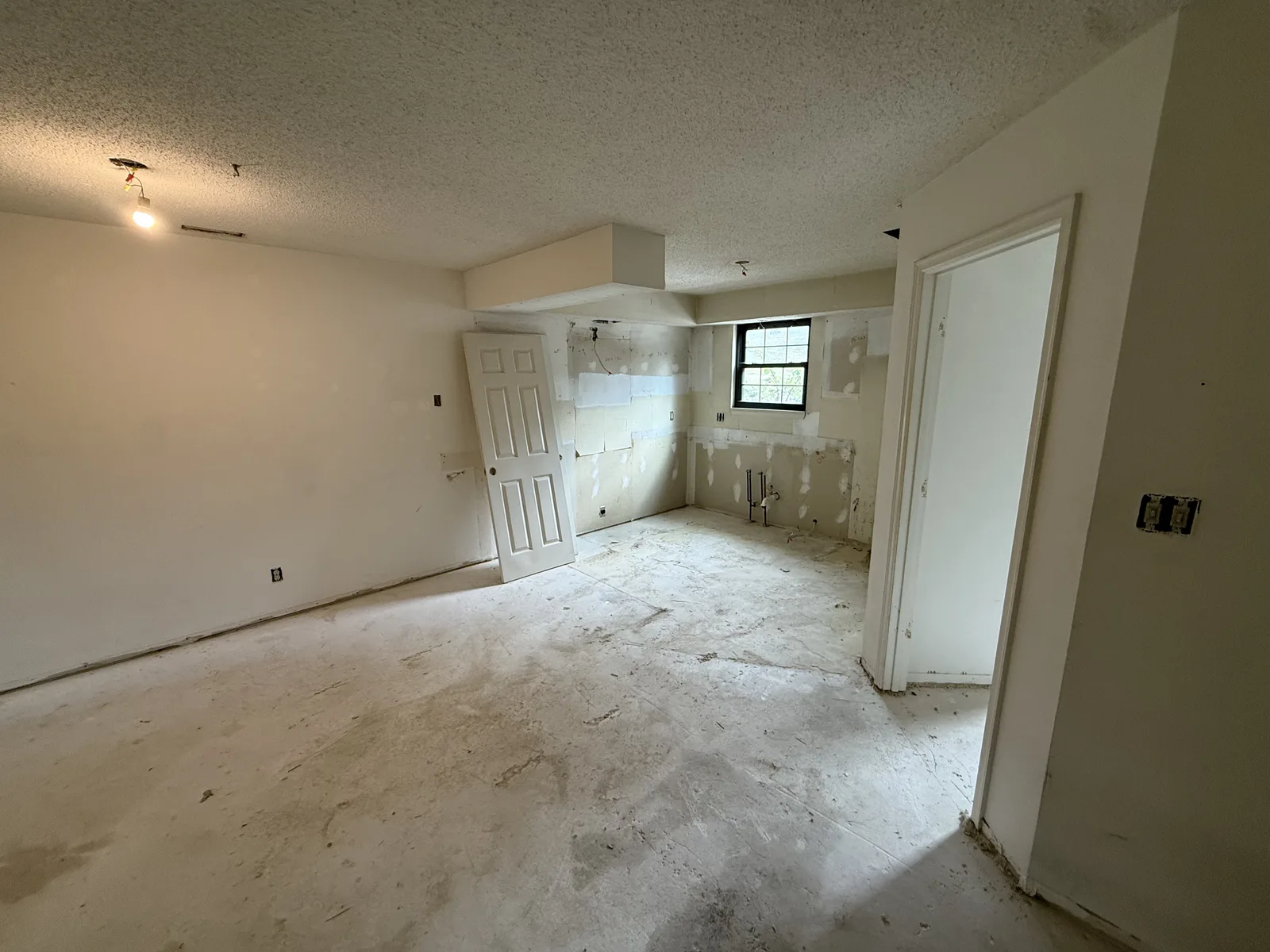 After: Kitchen demolition